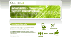 Desktop Screenshot of contio.fi