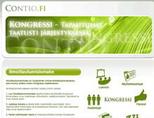 Tablet Screenshot of contio.fi